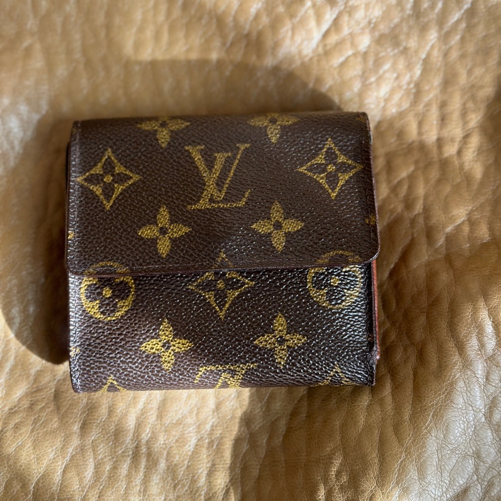 Elise Double Monogram Canvas Wallet - image 1